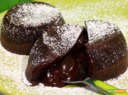 Tortini cuore morbido al cioccolato fondente