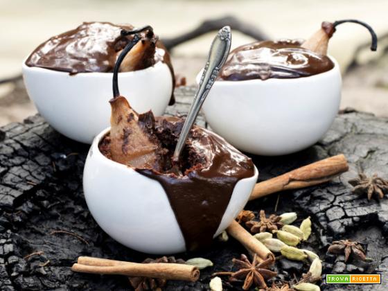 Pere al cioccolato, un pieno d’affetto!