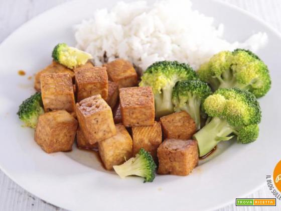 Tofu di canapa al forno