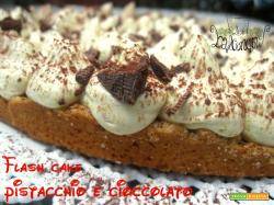 Flash cake pistacchio e cioccolato