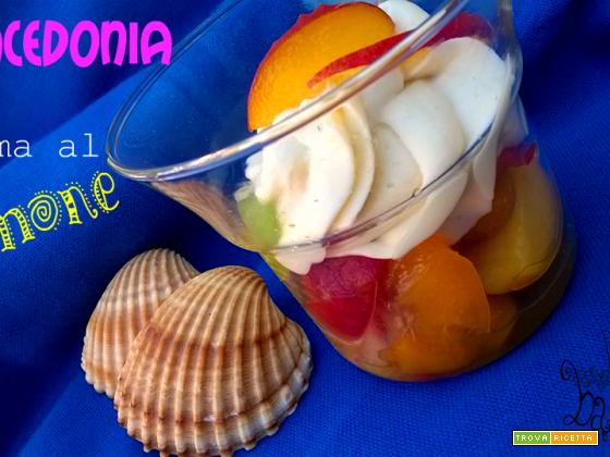 Macedonia di frutta con crema al limone