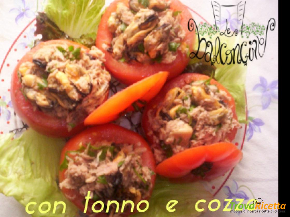 Pomodori Ripieni Con Tonno E Cozze Ricetta Trovaricetta Com