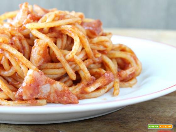Spaghetti all’Amatriciana per un aiuto concreto