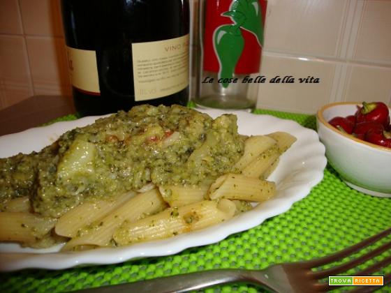 Pasta chi sparaceddi arriminata(broccoli siciliani)