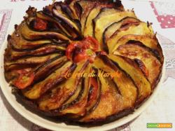 Melanzane patate prosciutto e formaggio
