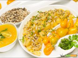 Gnocchi inseminati e salsa gialla