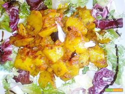 Patate alla curcuma al microonde