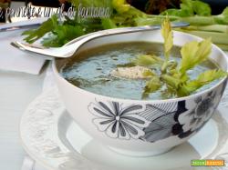 Vellutata veloce; crema di sedano