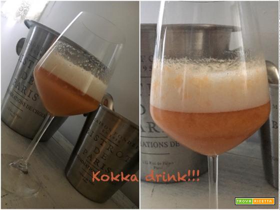 Drink Kokka Aperitivo con prosecco e albicocca