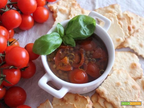 Stuzzica l’appetito: lenticchie e pomodorini per iniziare