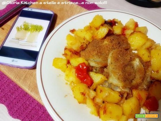 Finocchi Gratinati con Patate al Pomodoro Saporito di Gloria KitchenUSA