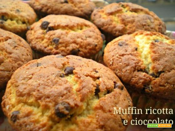 Ricetta muffin ricotta cioccolato