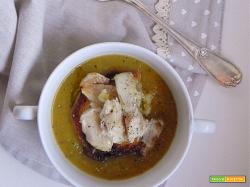 Zuppa di Zucca e Verza con Filetto di Merluzzo