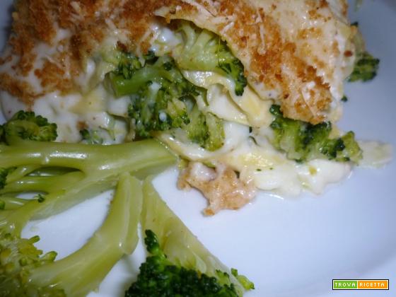 Lasagne al forno con i broccoli