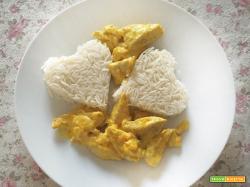 Pollo al curry con riso basmati