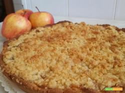 Crostata Crumble di Mele – Apple Crumble Pie