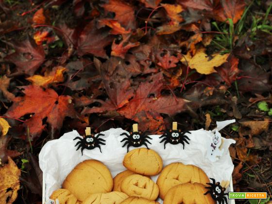 Pumpkin cookies (biscotti a forma di zucca)