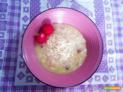 Risotto ravenelli e speck