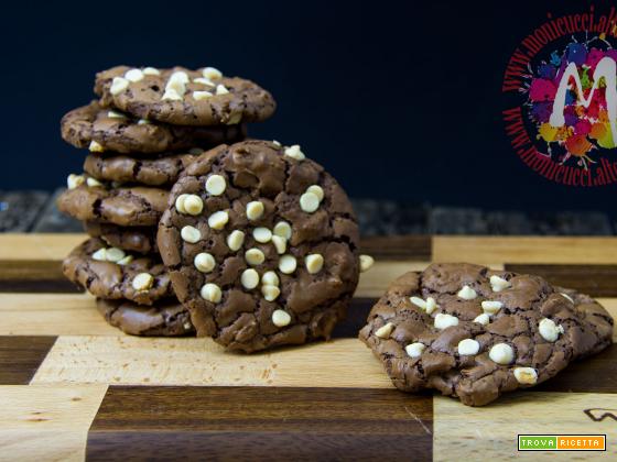 Cookies Americani al triplo cioccolato