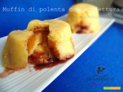 Tortine di polenta con marmellata |  Ricetta dolce e leggera