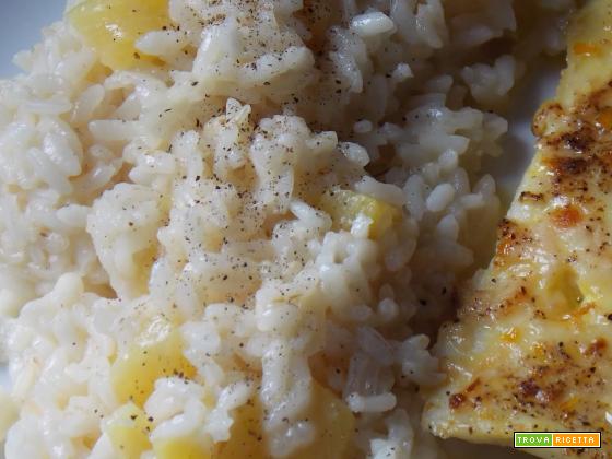 Risotto all'ananas