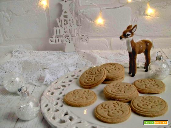 Una simpatica renna per i biscotti di Natale