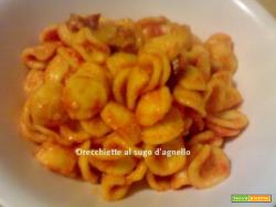 Orecchiette al sugo d'agnello