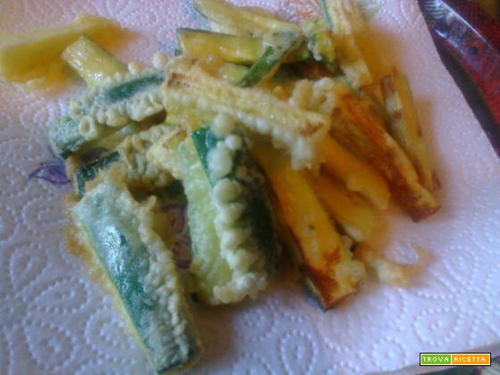 Zucchine fritte pastellate