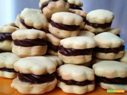 Alfajores con crema alla nutella