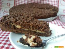 Sbriciolata al cacao con crema di ricotta