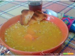 Orzo con crema di carote