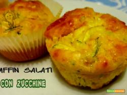 Muffin salati con zucchine