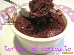 Tortino al cioccolato al microonde