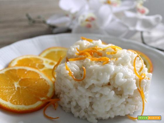 Risotto all’arancia blumirtillo colora il risotto!
