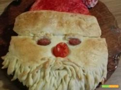 Pane al burro a forma di Babbo Natale