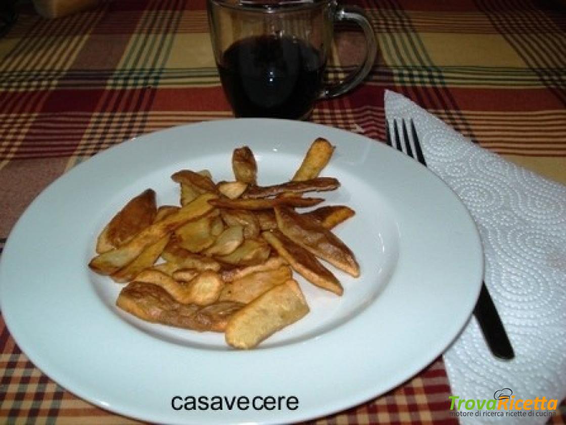 Bucce Di Patate Fritte Per 4 Ricetta Trovaricetta Com