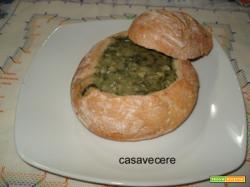 Fave e cicoria in crosta (per 6)