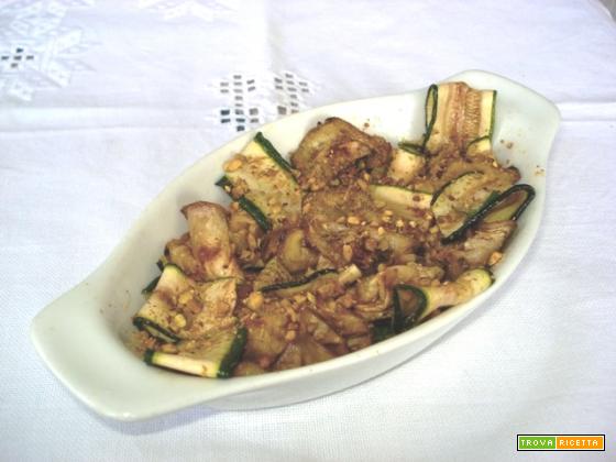 Melanzane e zucchine grigliate (per 2)