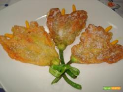 Tulipani di zucca in pastella dolce (per 4)