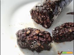Salame di Cioccolato Fit Proteico Vegan e Gluten Free