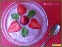 Sorbetto Mousse di Albumi alla Fragola