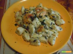 Gnocchi con pesce