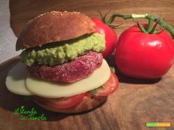 Burger vegani di barbabietola e lupini