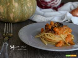 Pasta con radicchio e crema di zucca