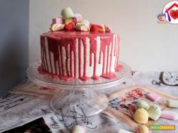 Drip cake all’arancia