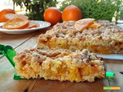 Sbriciolata di carote e amaretti all’arancia