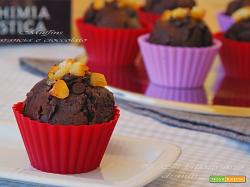  MUFFIN AL CIOCCOLATO E ARANCIA