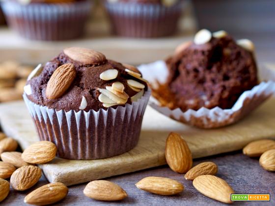 Muffin al Cioccolato e Mandorle
