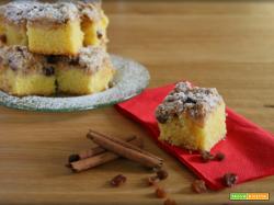 Crumble cake alle mele