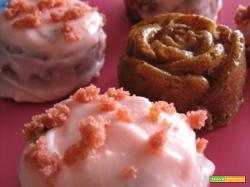 Pink velvet rose cupcakes